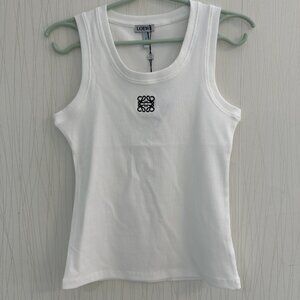 Loewe White Women's Camisole Tank Top